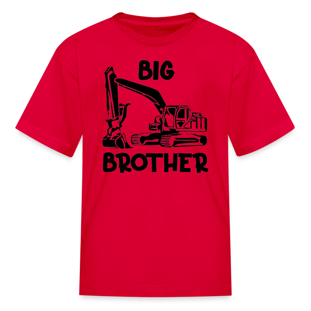 Youth Big Brother Construction T-Shirt - red
