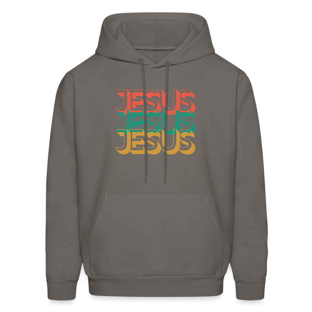 Jesus Jesus Jesus Christian Unisex Hoodie Sweatshirt - asphalt gray
