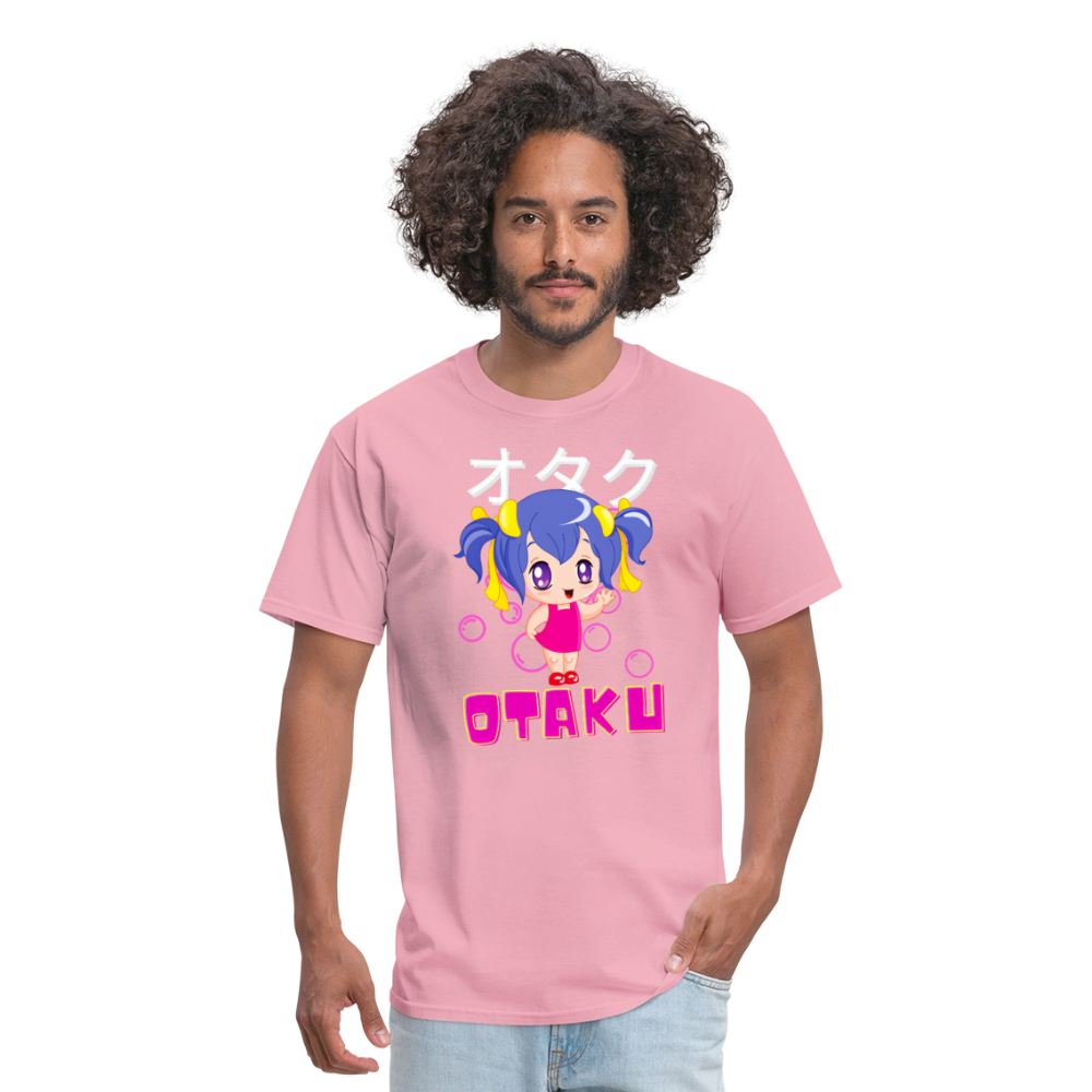 Otaku English Japanese Anime Fan Girl Premium Unisex T-Shirt - pink
