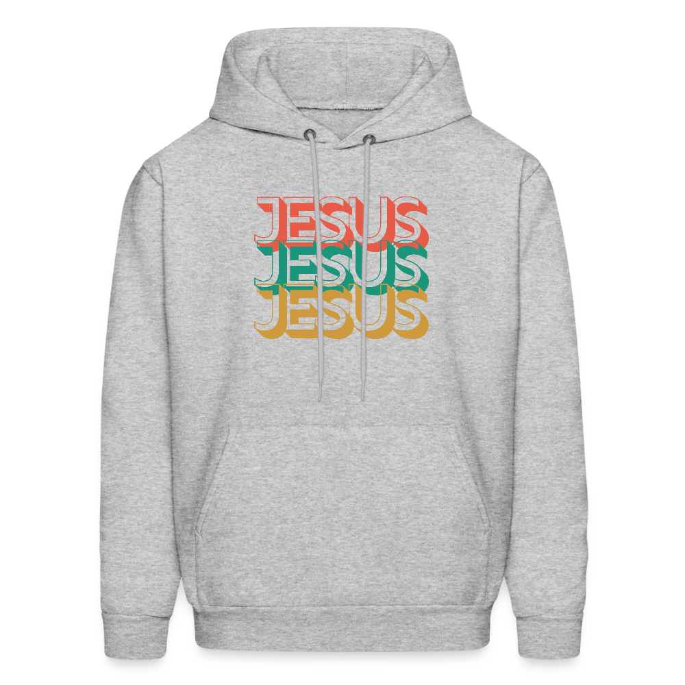 Jesus Jesus Jesus Christian Unisex Hoodie Sweatshirt - heather gray