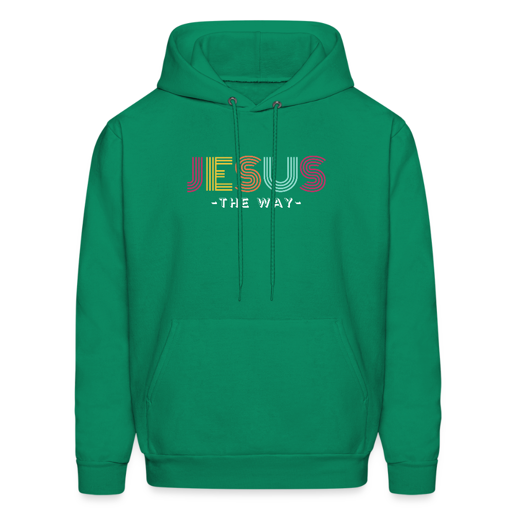Jesus The Way Christian Unisex Hoodie Sweatshirt - kelly green