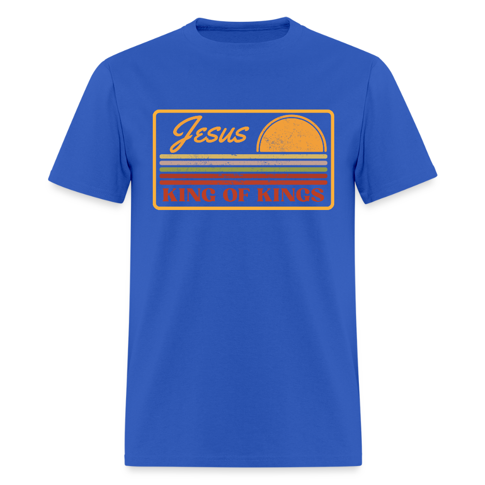Jesus King of Kings Christian Unisex Classic T-Shirt - royal blue