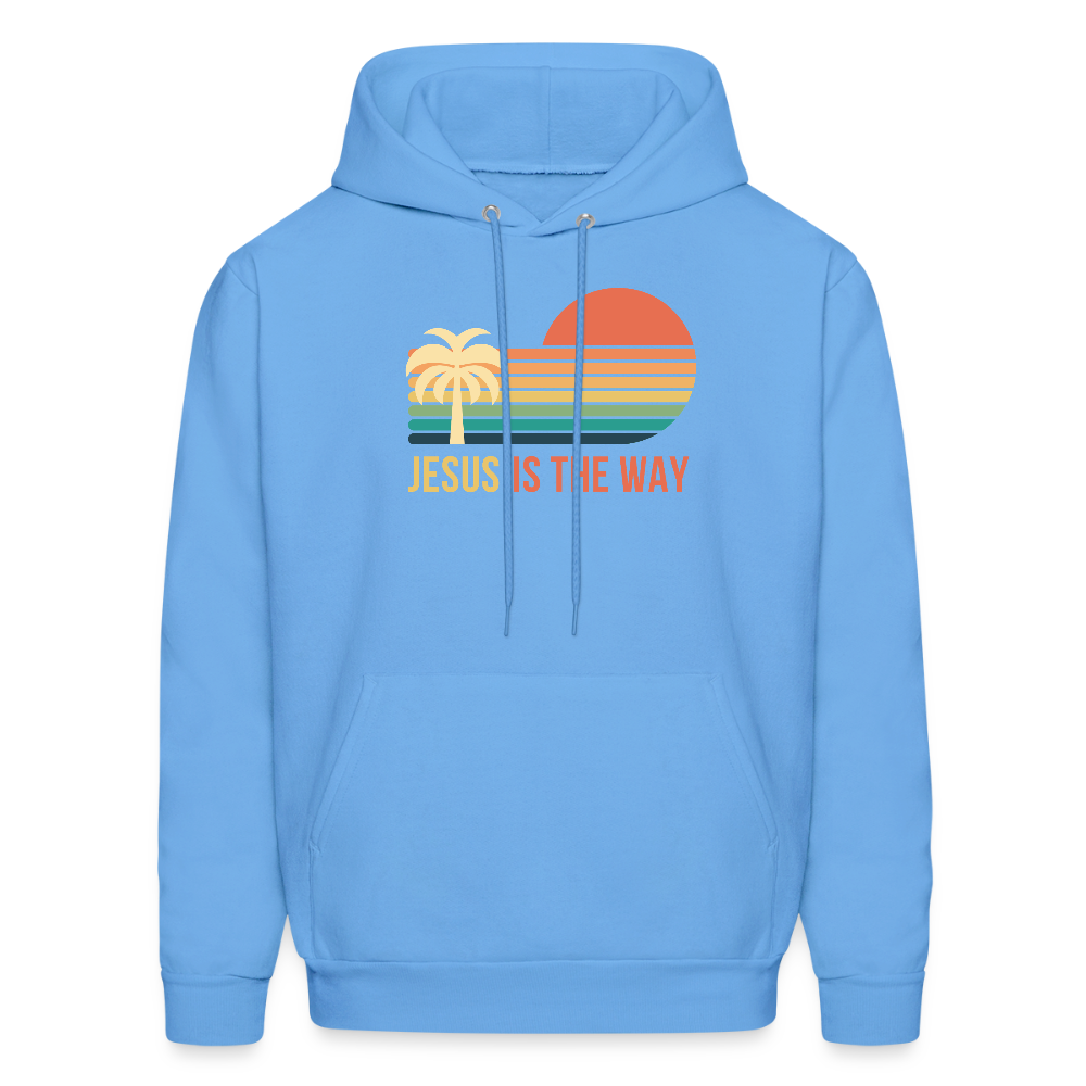 Jesus is the Way Christian Unisex Hoodie Sweatshirt - carolina blue