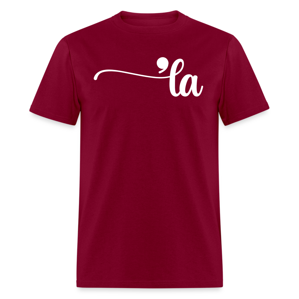 Comma La Kamala Harris Shirt Punctuation Unisex Classic T-Shirt - burgundy