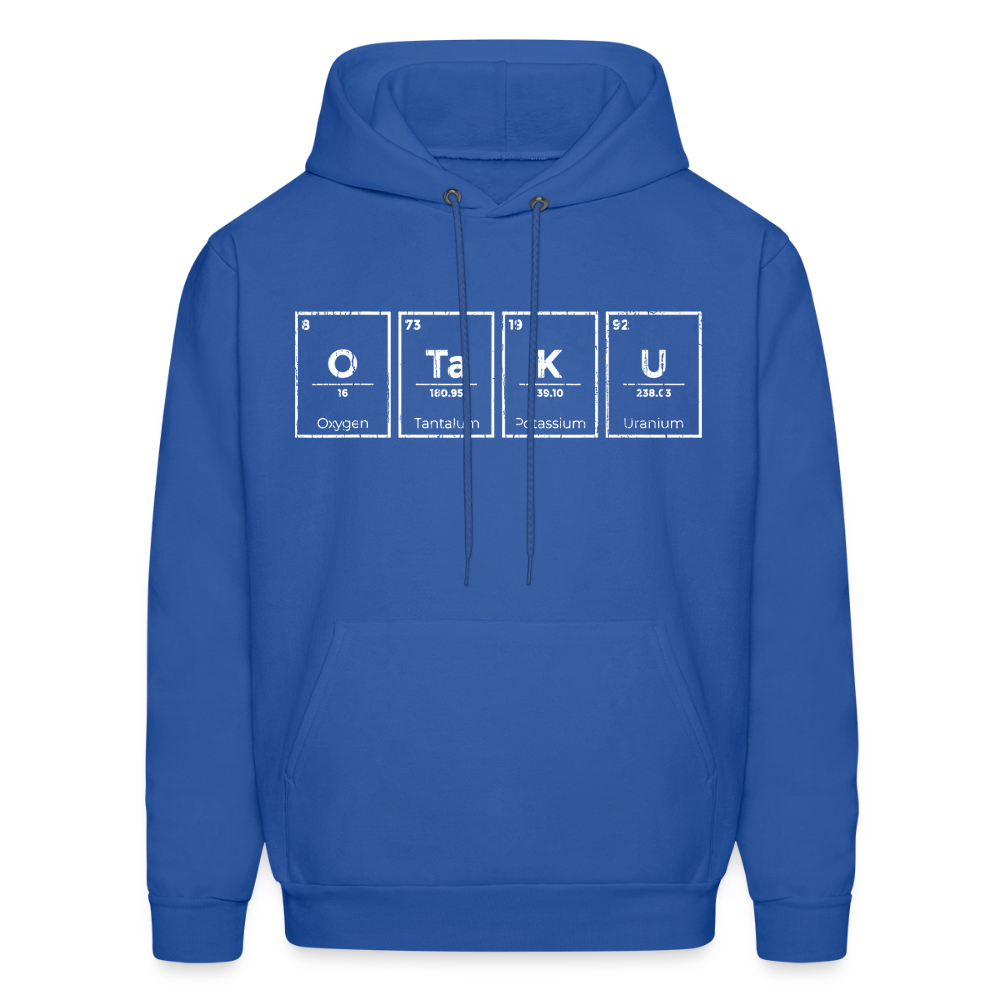 Otaku Periodic Table of Elements Anime Premium Unisex Hoodie Sweatshirt - royal blue