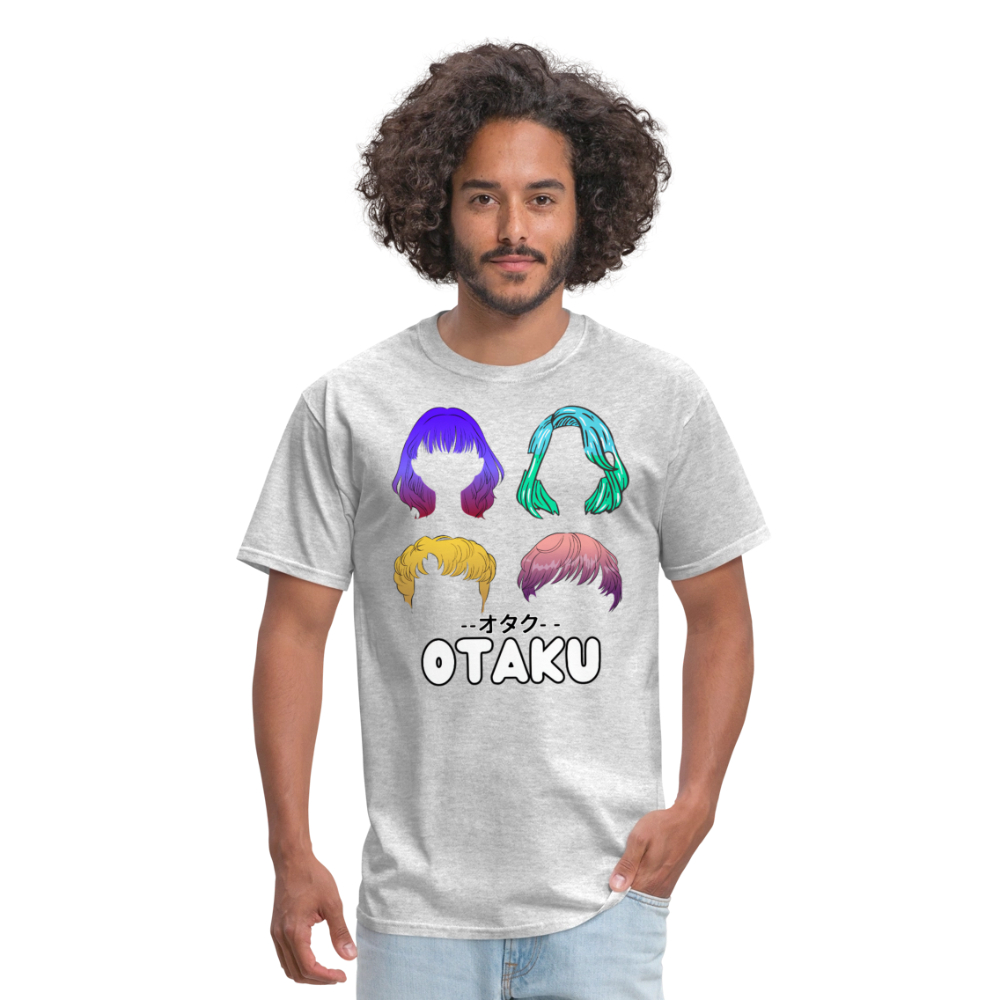 Otaku English Japanese Anime Premium Unisex T-Shirt - heather gray