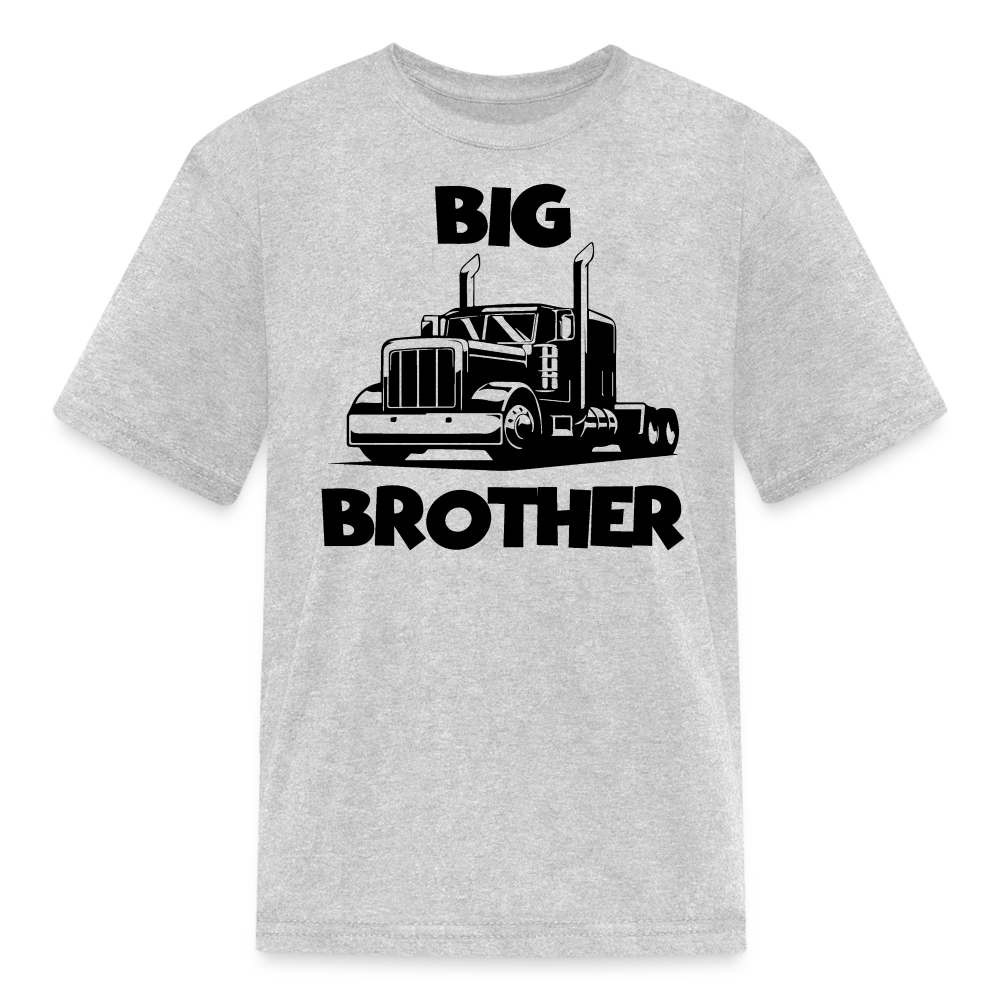 Youth Big Brother Big Rig T-Shirt - heather gray