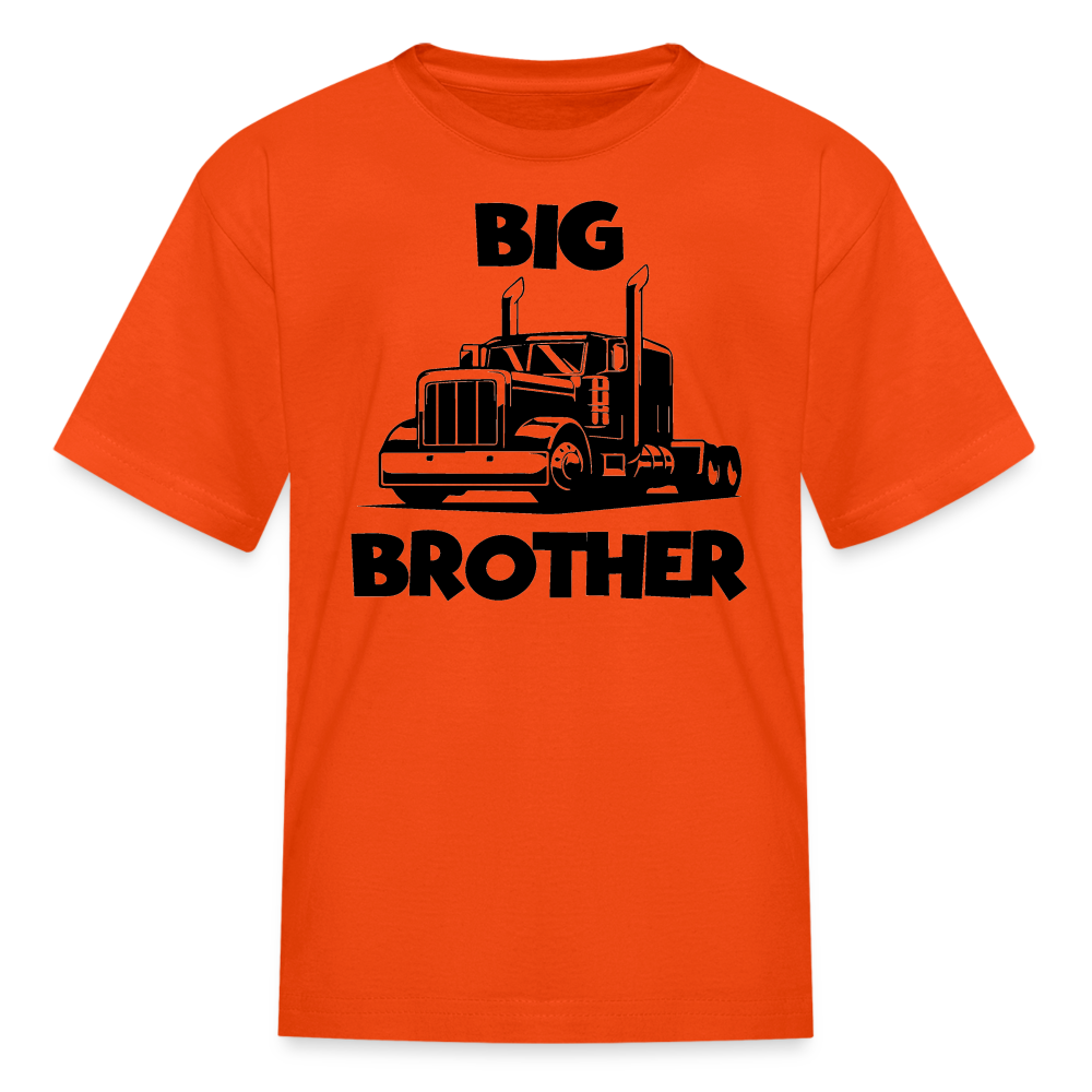 Youth Big Brother Big Rig T-Shirt - orange