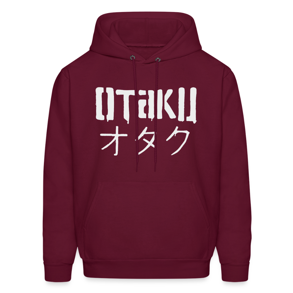 Otaku Japanese Anime Premium Unisex Hoodie Sweatshirt - burgundy
