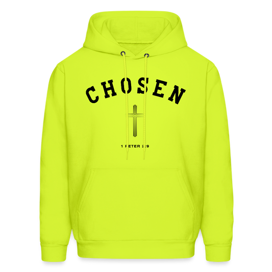 Chosen Christina Premium Unisex Hoodie Sweatshirt - safety green