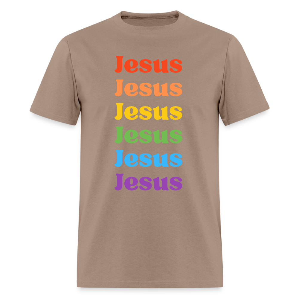 Jesus Jesus Christian Unisex Classic T-Shirt - brown savana