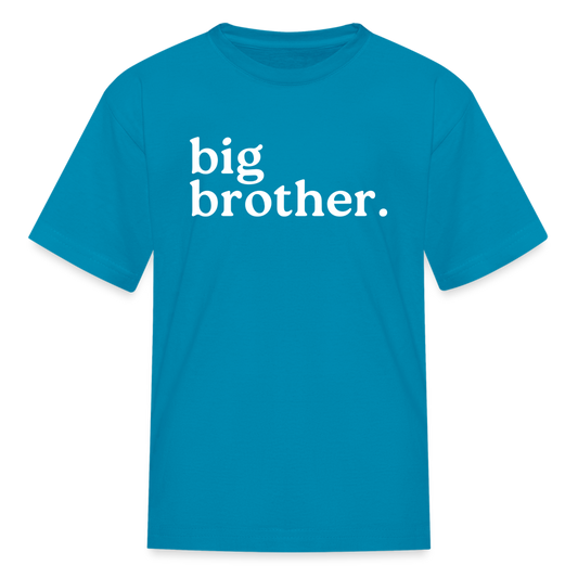 Youth Big Brother Short Sleeve T-Shirt - turquoise