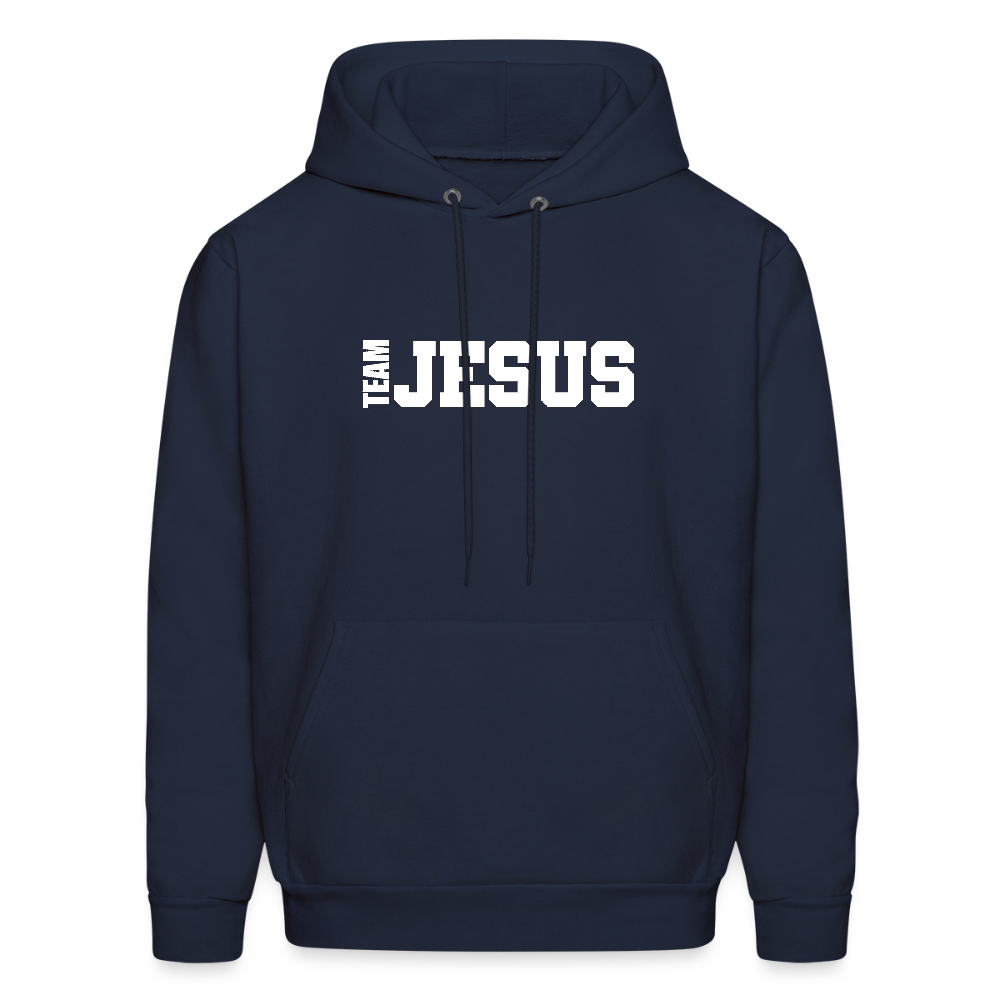 Team Jesus Unisex Christian Hoodie Sweatshirt - navy