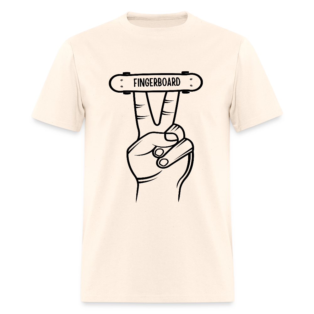 Fingerboard Funny Unisex T-Shirt - natural