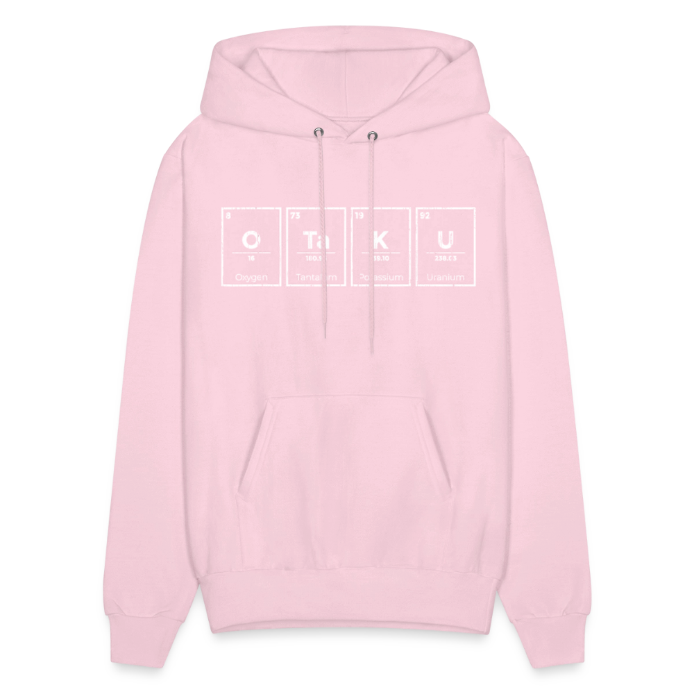 Otaku Periodic Table of Elements Anime Premium Unisex Hoodie Sweatshirt - pale pink