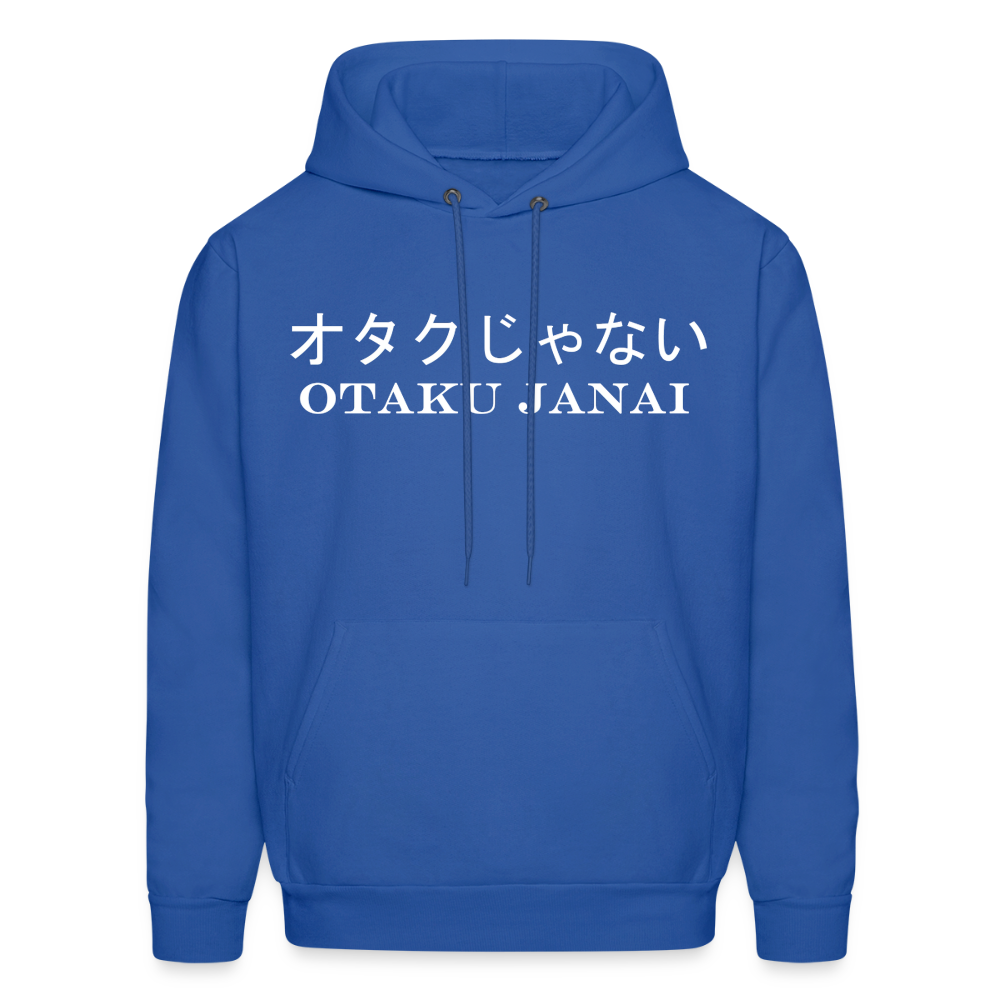 Otaku Janai Japanese English Anime Premium Unisex Hoodie Sweatshirt - royal blue