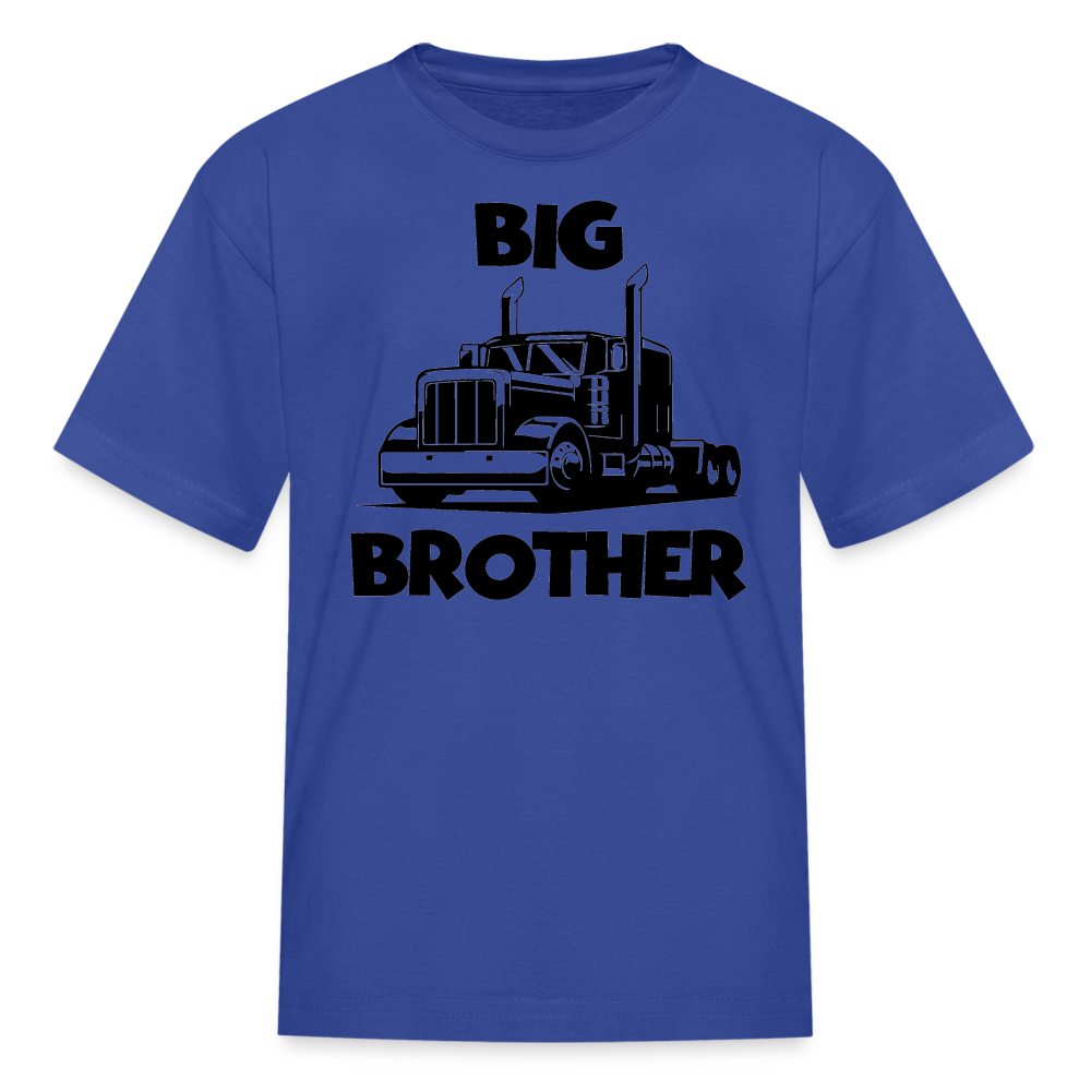 Youth Big Brother Big Rig T-Shirt - royal blue