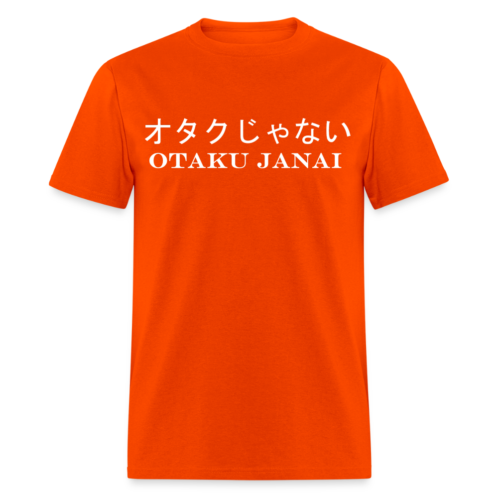 Otaku Janai Japanese English Anime Premium Unisex T-Shirt - orange