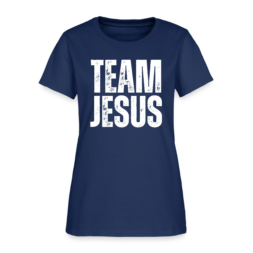 Team Jesus Christian Women's T-Shirt - blue dusk