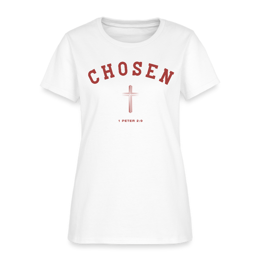Chosen 1 Peter 2 : 9 Christian Women's T-Shirt - white