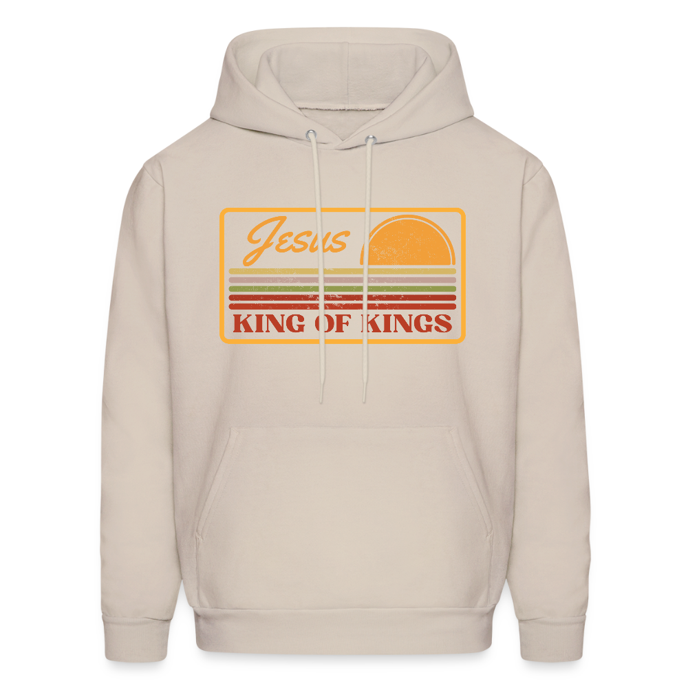 Jesus King of Kings Christian Unisex Hoodie Sweatshirt - Sand