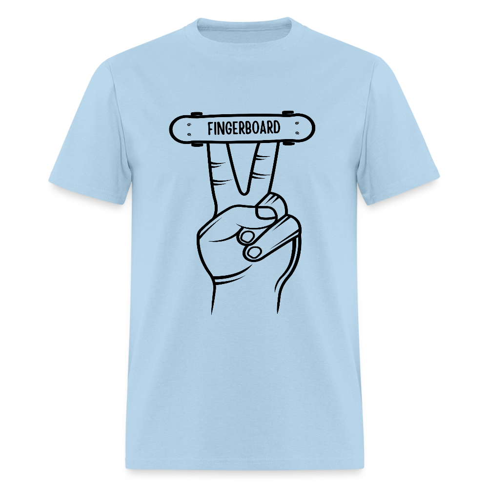 Fingerboard Funny Unisex T-Shirt - powder blue