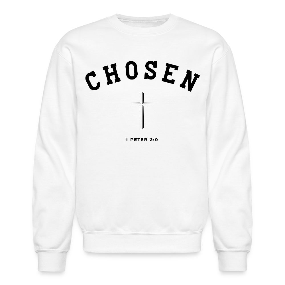 Chosen Christina Unisex Crewneck Sweatshirt - white