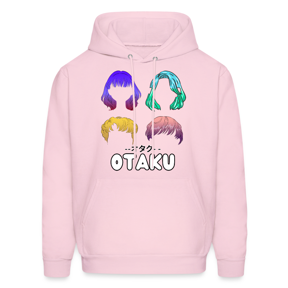 Otaku English Japanese Anime Premium Unisex Hoodie Sweatshirt - pale pink
