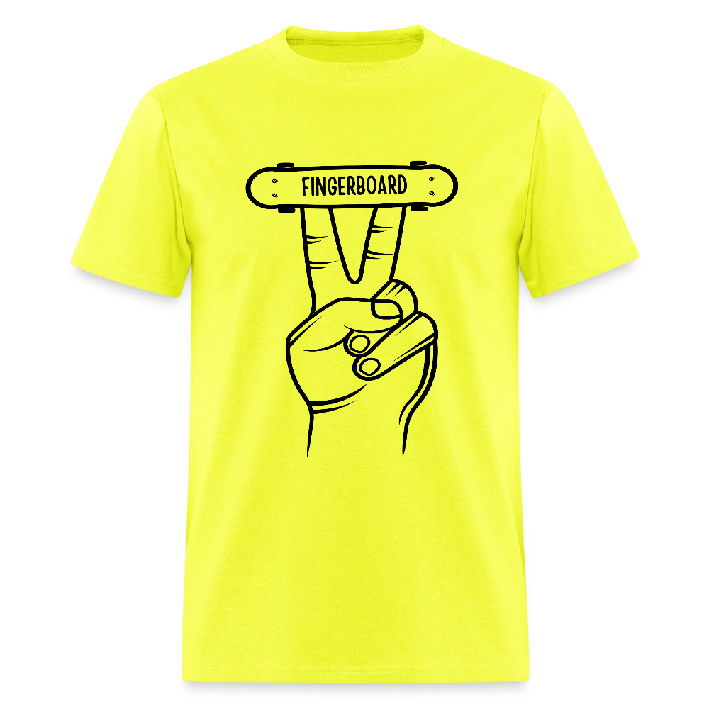 Fingerboard Funny Unisex T-Shirt - safety green