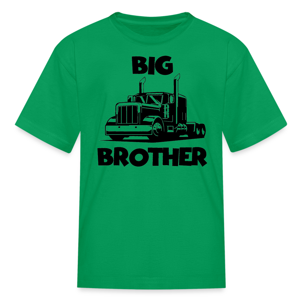 Youth Big Brother Big Rig T-Shirt - kelly green
