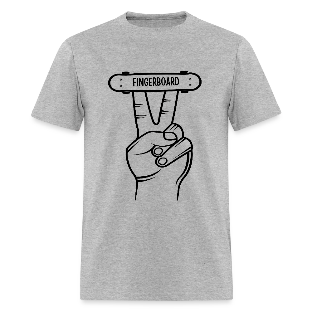 Fingerboard Funny Unisex T-Shirt - heather gray