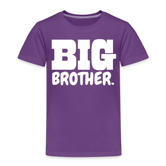 Toddler Big Brother Premium T-Shirt - purple