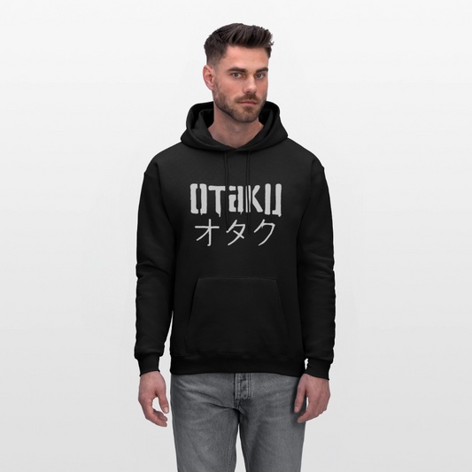 Otaku Japanese Anime Premium Unisex Hoodie Sweatshirt - black