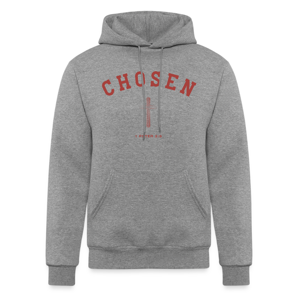 Chosen Christian Champion Powerblend Unisex Hoodie Sweatshirt - heather gray