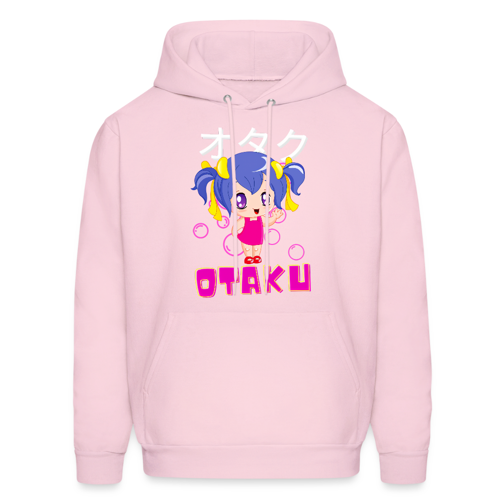 Otaku English Japanese Anime Fan Girl Premium Unisex Hoodie Sweatshirt - pale pink