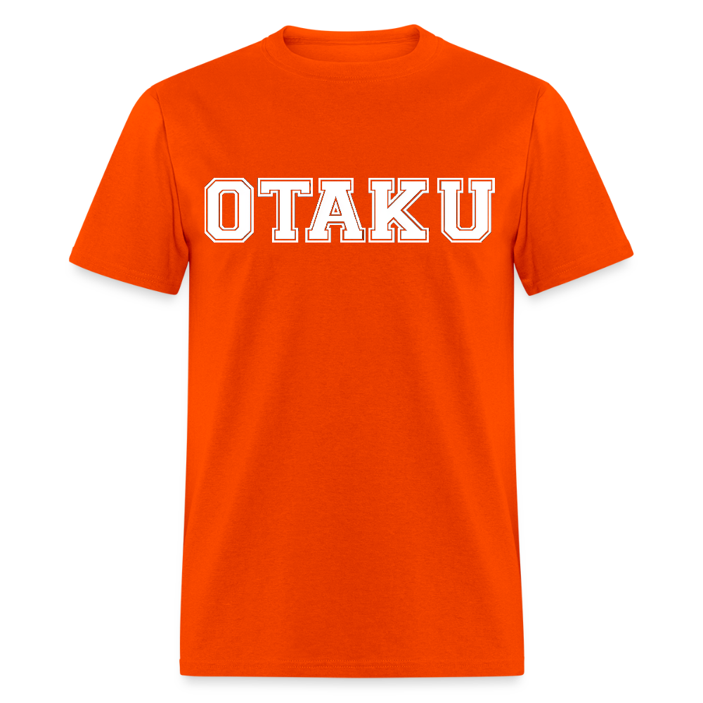 Otaku Bold Anime Premium Unisex T-Shirt - orange