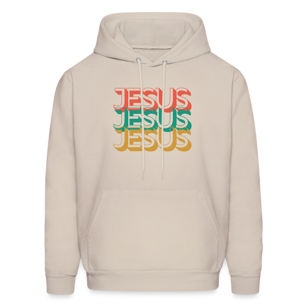 Jesus Jesus Jesus Christian Unisex Hoodie Sweatshirt - Sand