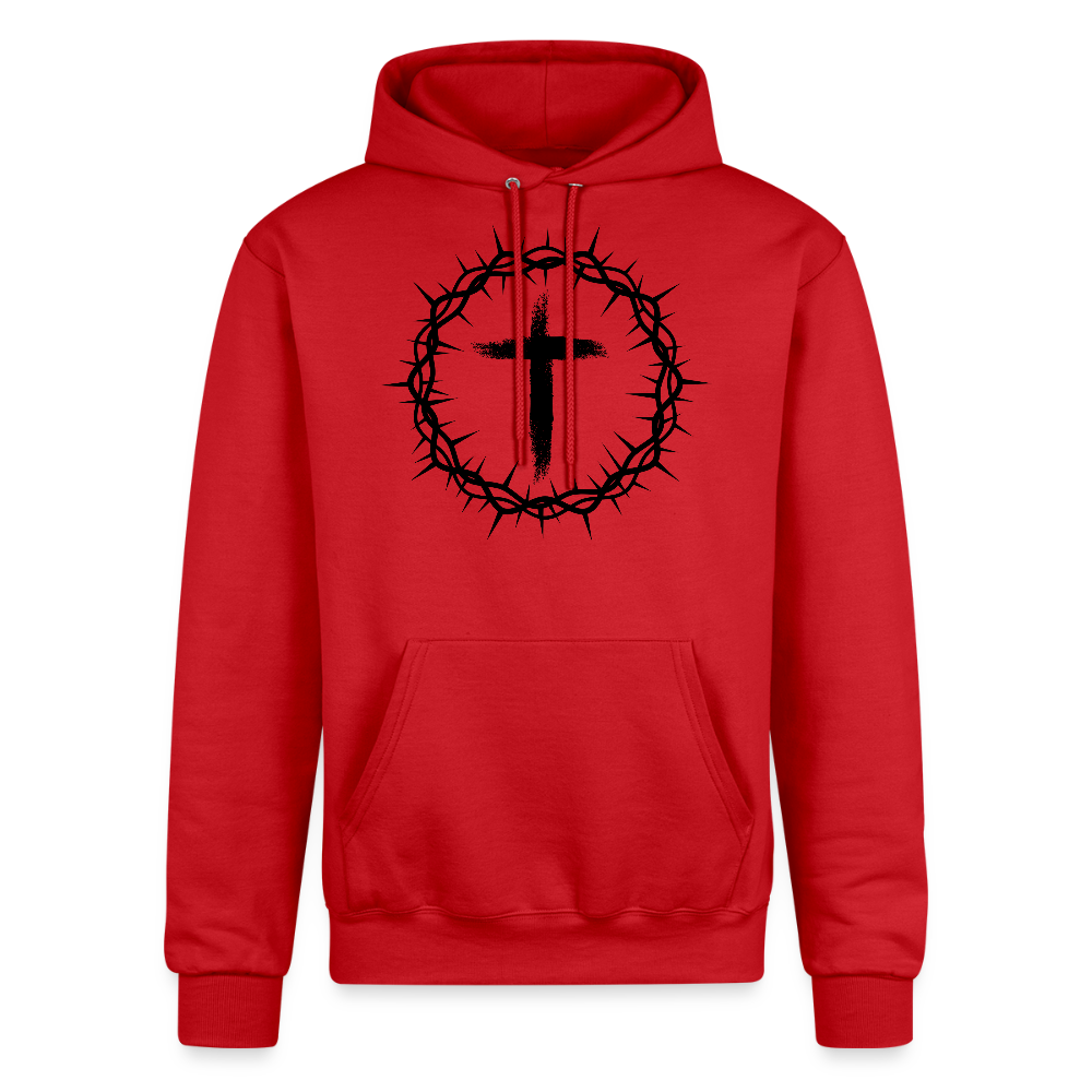 Thorn of Crowns Christian Champion Powerblend Unisex Hoodie Sweatshirt - Scarlet