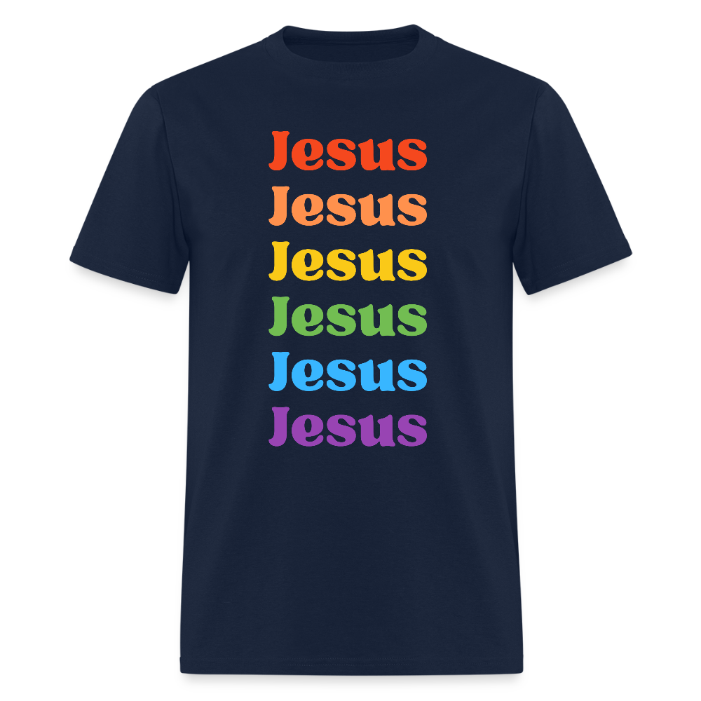 Jesus Jesus Christian Unisex Classic T-Shirt - navy