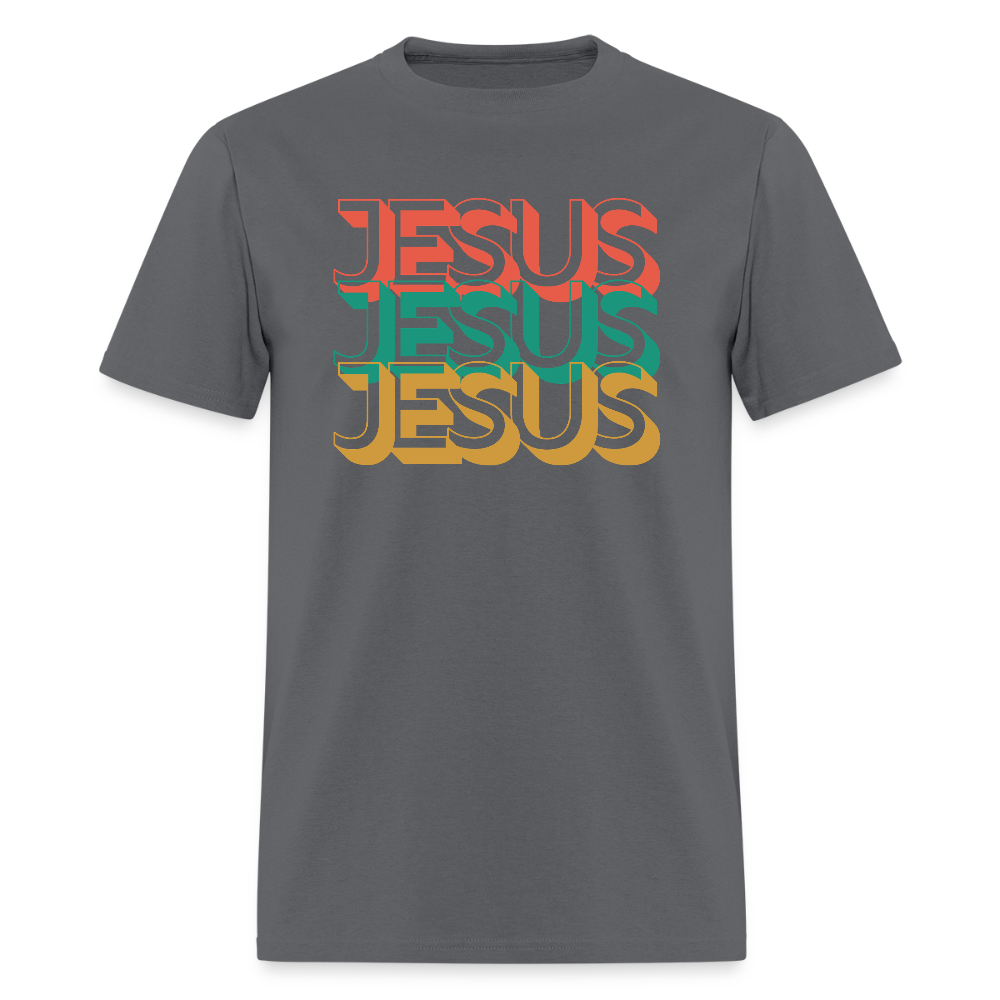 Jesus Jesus Jesus Christian Unisex Classic T-Shirt - charcoal