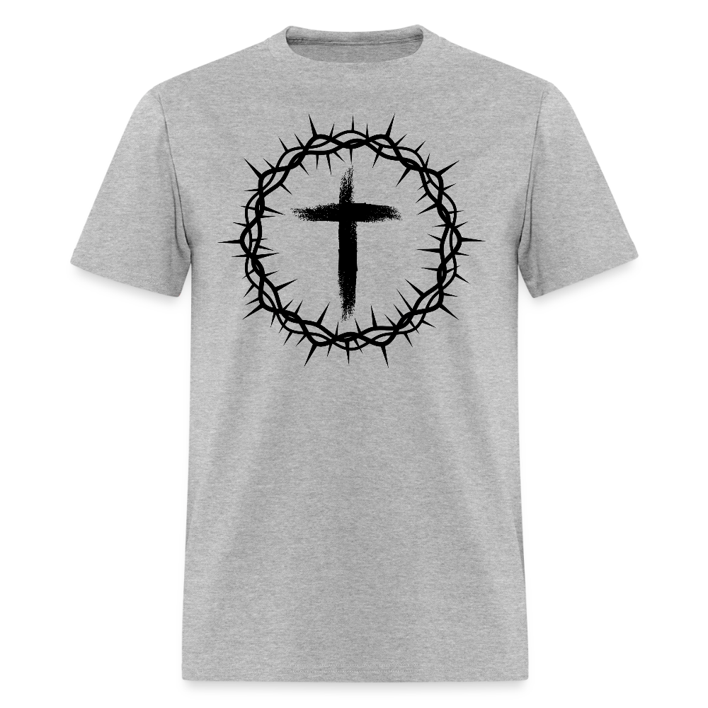Crown of Thorns Christian Unisex Classic T-Shirt - heather gray