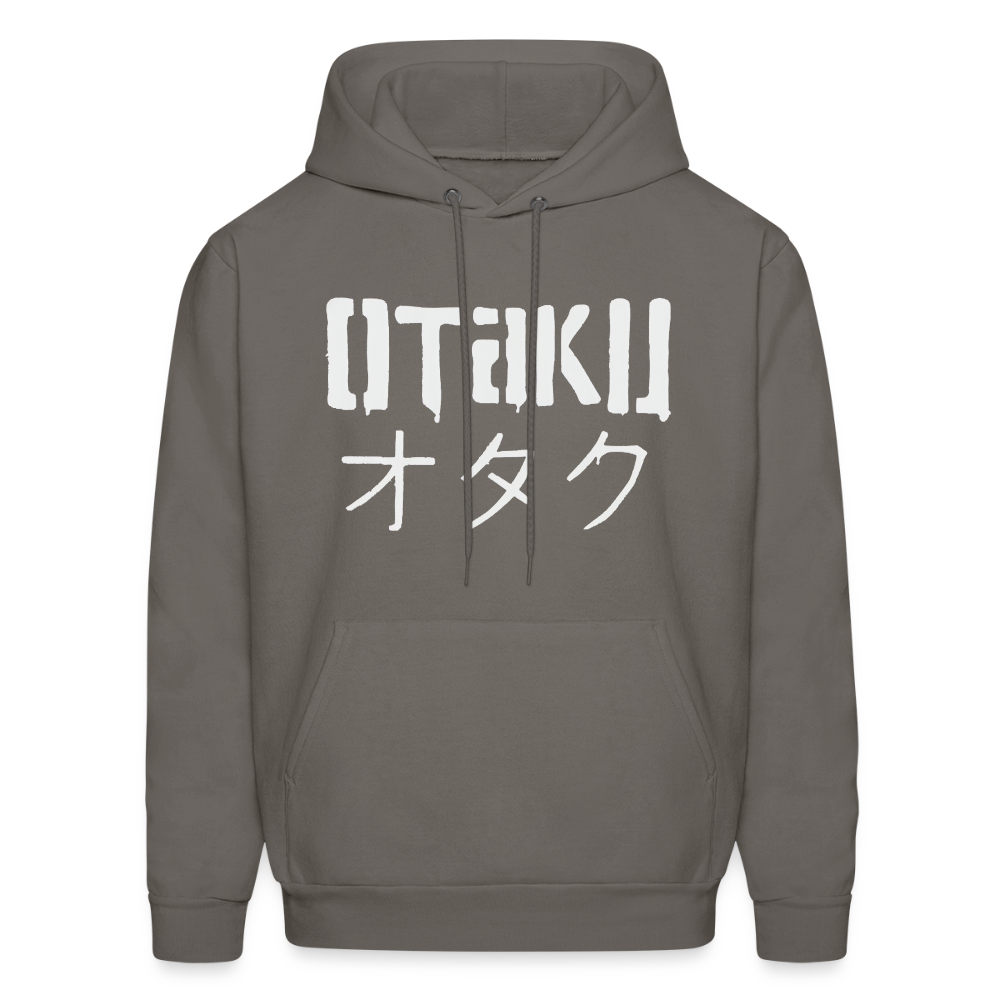 Otaku Japanese Anime Premium Unisex Hoodie Sweatshirt - asphalt gray