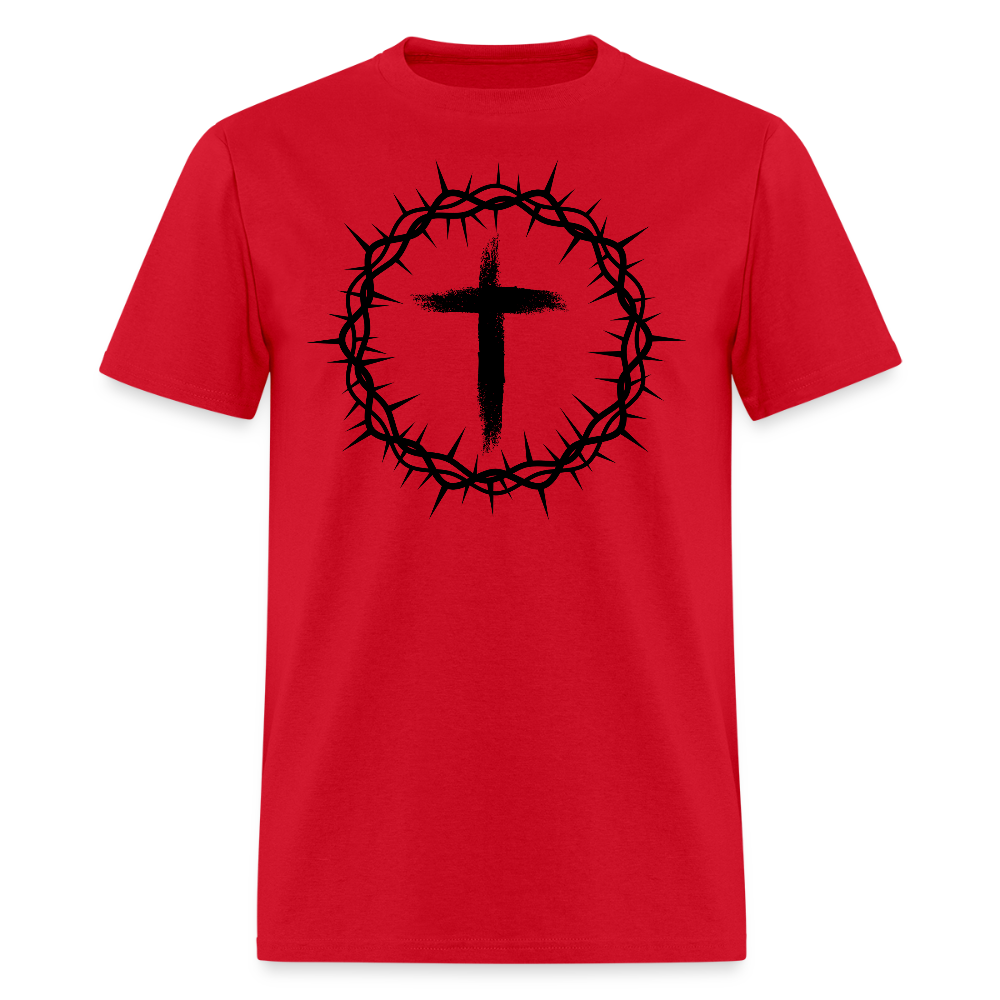 Crown of Thorns Christian Unisex Classic T-Shirt - red