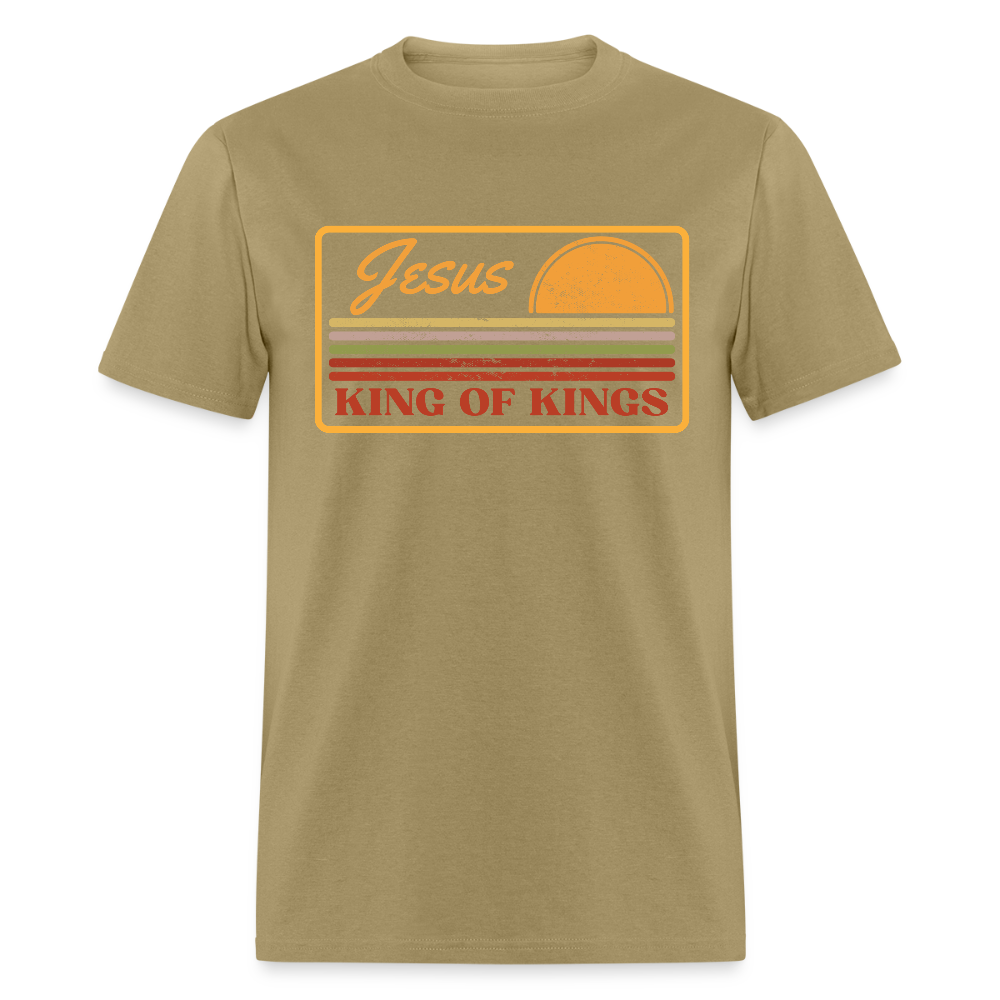 Jesus King of Kings Christian Unisex Classic T-Shirt - khaki