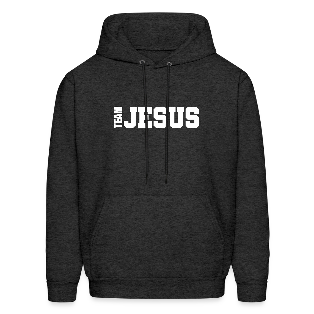 Team Jesus Unisex Christian Hoodie Sweatshirt - charcoal grey
