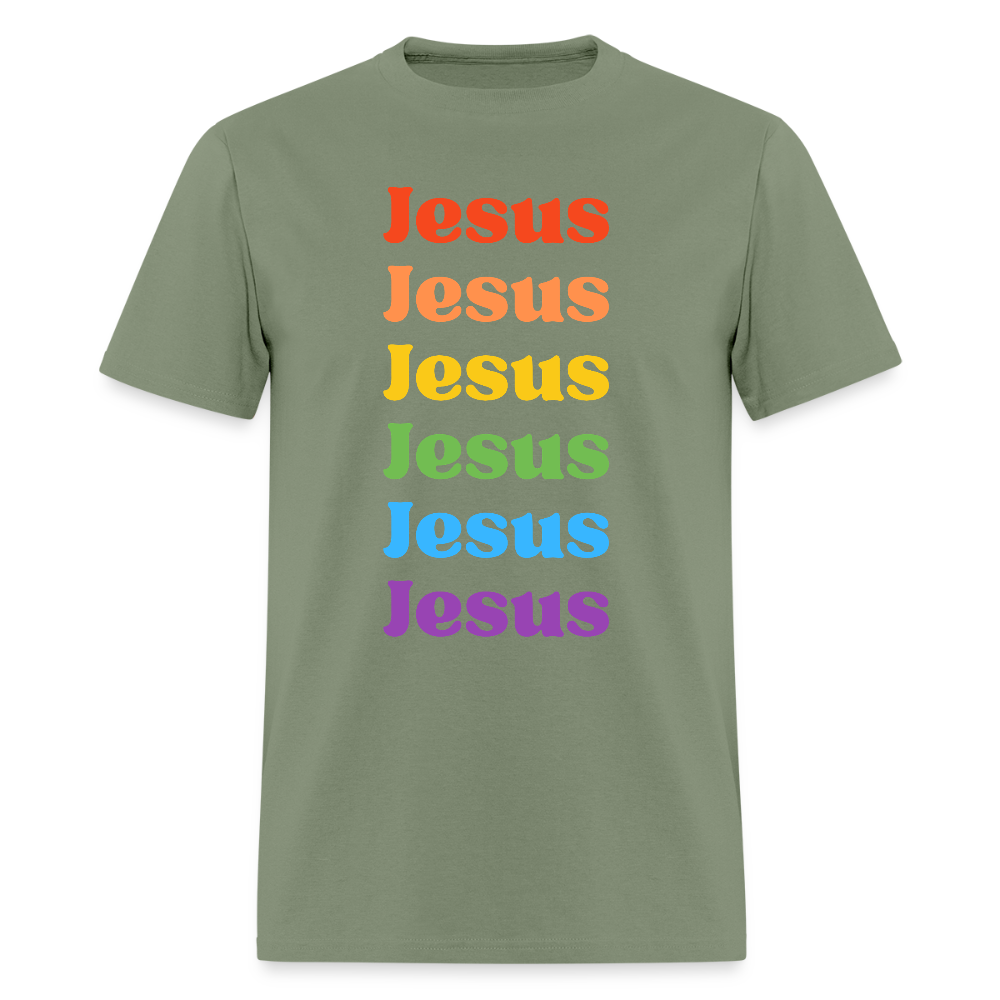 Jesus Jesus Christian Unisex Classic T-Shirt - military green