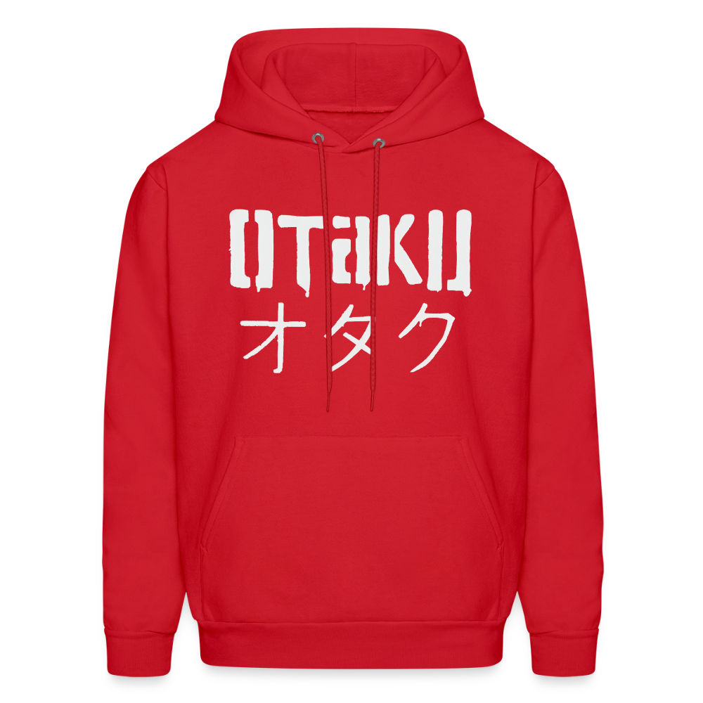 Otaku Japanese Anime Premium Unisex Hoodie Sweatshirt - red