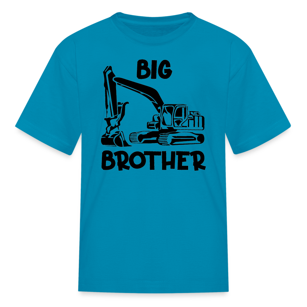 Youth Big Brother Construction T-Shirt - turquoise