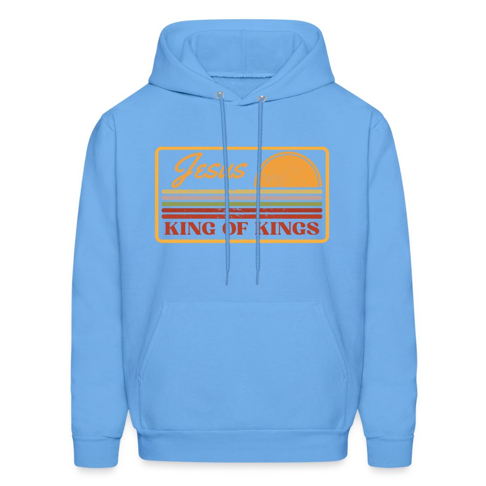 Jesus King of Kings Christian Unisex Hoodie Sweatshirt - carolina blue