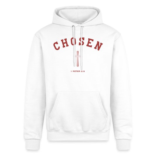 Chosen Christian Champion Powerblend Unisex Hoodie Sweatshirt - white